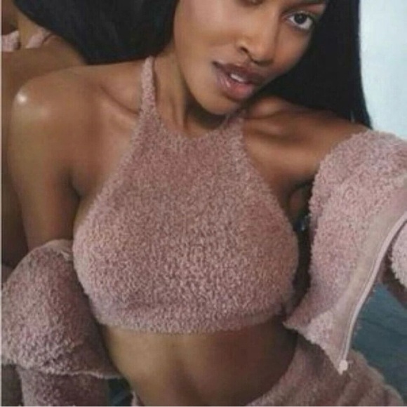 NWT Skims Cozy Knit Halter Top - Picture 1 of 4